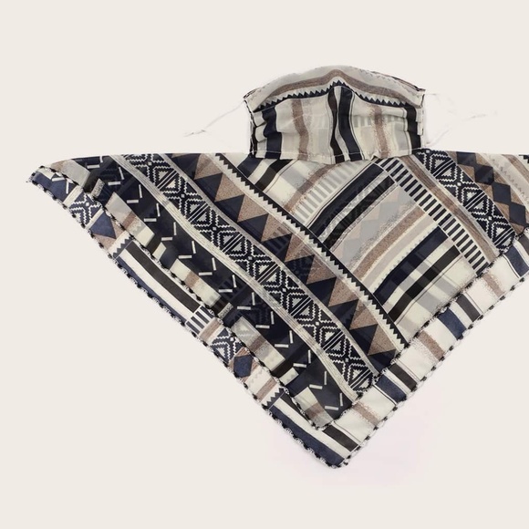 ๐ฅ 1 LEFT! FACE MASK BOHO GEOMETRIC SCARF #15 - Picture 8 of 8